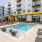 swimming pool with sun shelf - J Veridian Upper Dublin Fort Washington PA luxury apartments 
