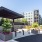 benches and plants in plaza area J Veridian Upper Dublin Fort Washington PA luxury apartments 