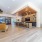 dining area with wet bar table, chairs and tv J Veridian Upper Dublin Fort Washington PA luxury apartments 